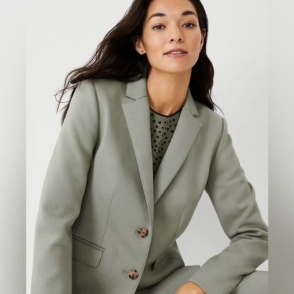 ANN TAYLOR 2-Button Blazer SIZE: 4 - Picture 2 of 9